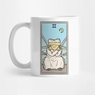 Two of Swords Toad Tarot Mug